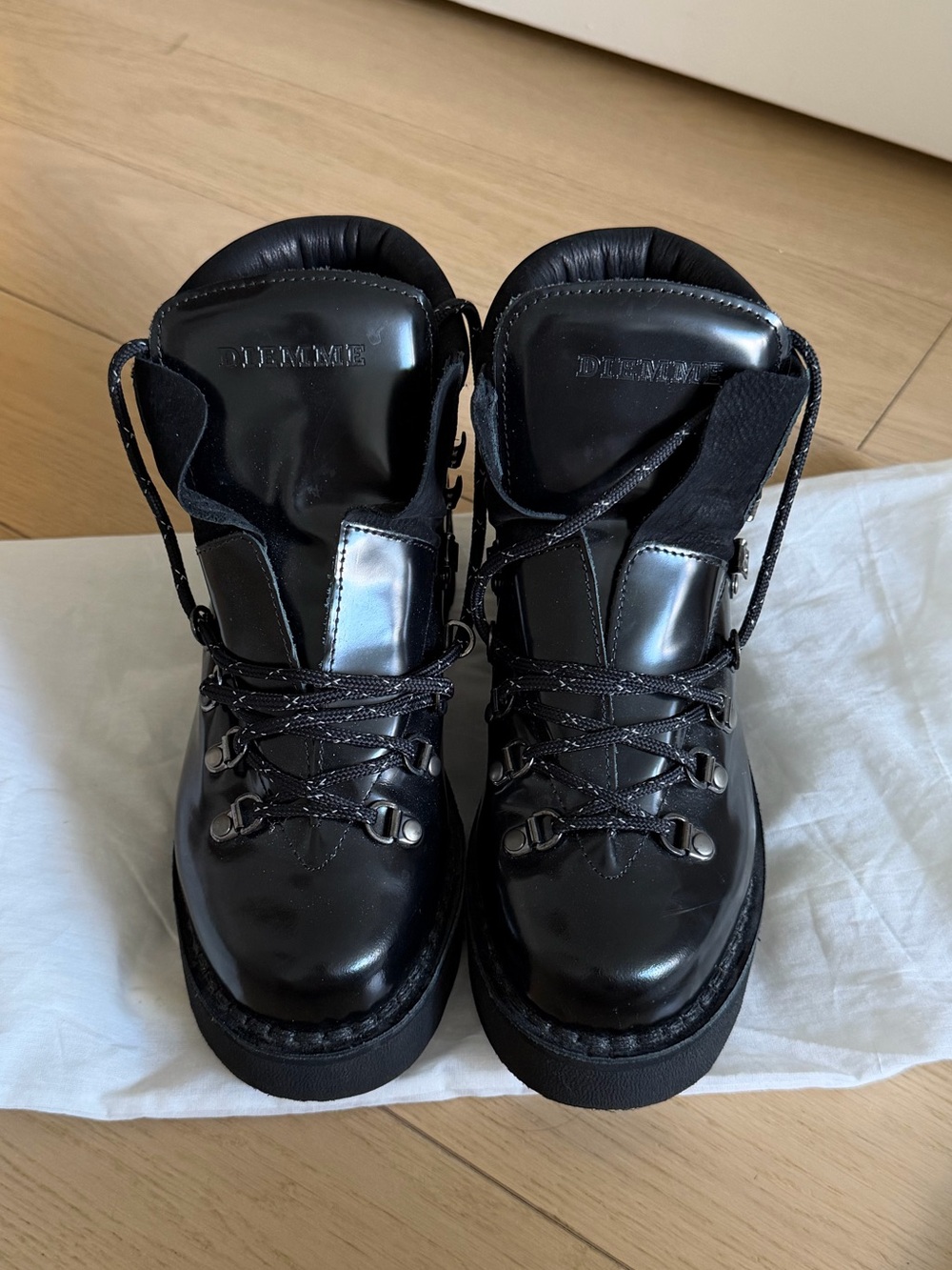 Diemme Roccia Black Leather Lace Boot